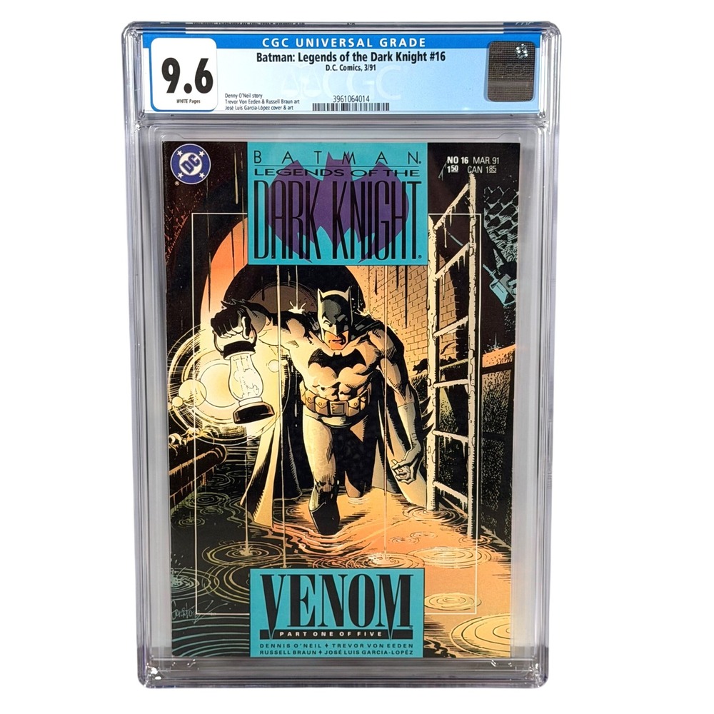DC Batman Legends of the Dark Knight 16 CGC 9.6 Venom Part 1 1991 USA